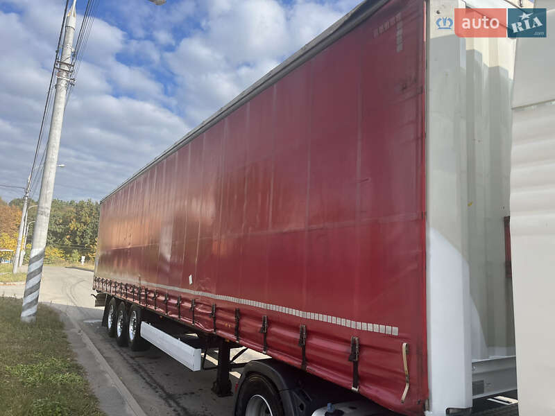 Тентований борт (штора) - напівпричіп Krone SAF 2012 в Вінниці