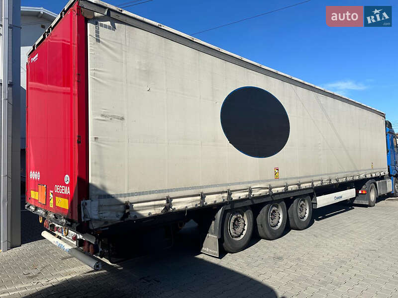 Тентований борт (штора) - напівпричіп Krone SAF 2015 в Коломиї