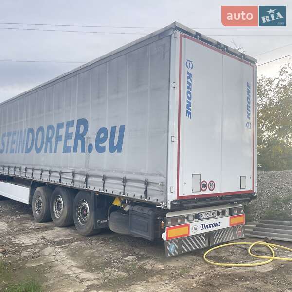 Тентований борт (штора) - прицеп Krone SAF 2014 в Іршаві