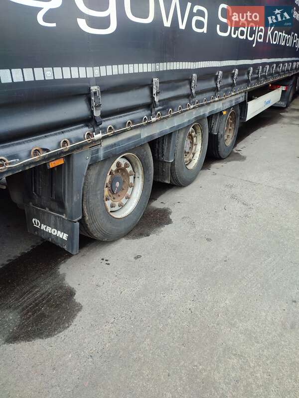 Тентованный борт (штора) - полуприцеп Krone SAF 2013 в Ковеле