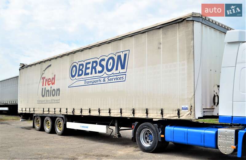 Тентований борт (штора) - напівпричіп Krone SD 27 2010 в Львові