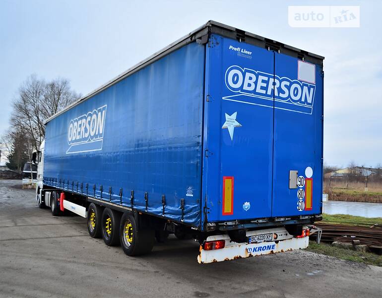 Тентованный борт (штора) - полуприцеп Krone SD 27 2011 в Львове