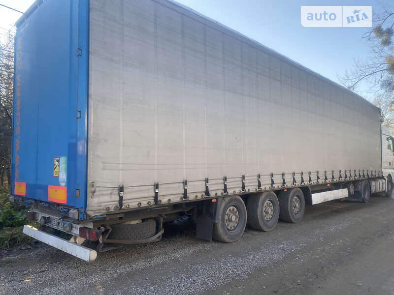 Тентованный борт (штора) - полуприцеп Krone SD 27 2007 в Черновцах