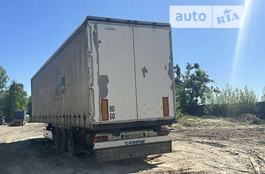 Тентованный борт (штора) - полуприцеп Krone SD 27 2007 в 