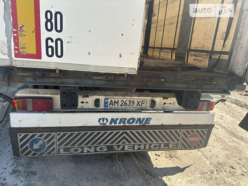 Тентований борт (штора) - напівпричіп Krone SD 27 2007 в Малині