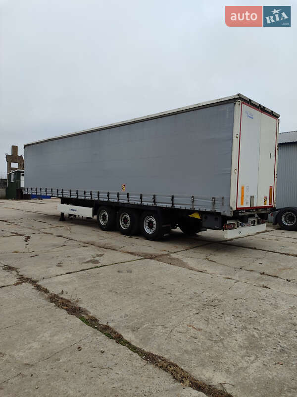Тентованный борт (штора) - полуприцеп Krone SD 27 2008 в Прилуках