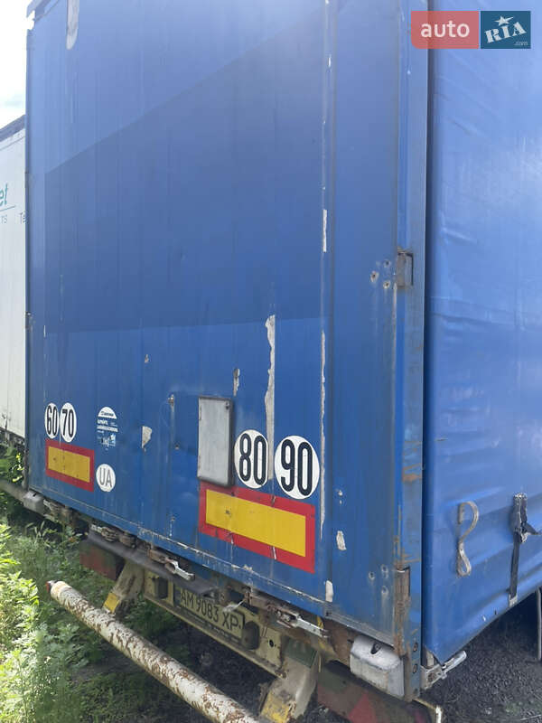 Тентованный борт (штора) - полуприцеп Krone SD 27 2011 в Каменском