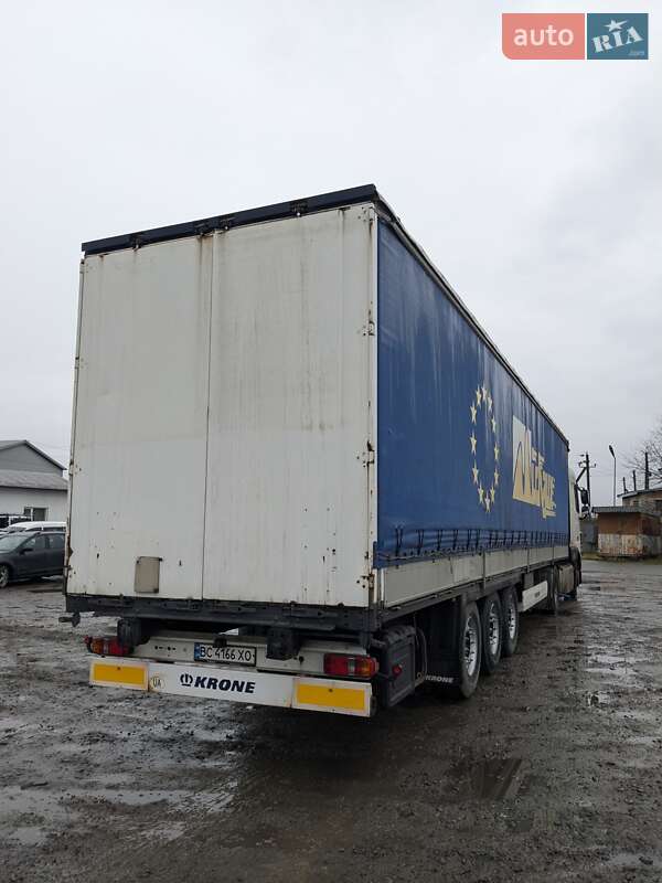 Тентованный борт (штора) - полуприцеп Krone SD 27 2010 в Рава-Русской