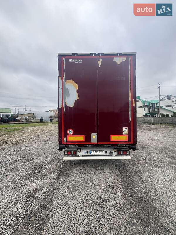 Тентований борт (штора) - напівпричіп Krone SD 27 2014 в Чернівцях