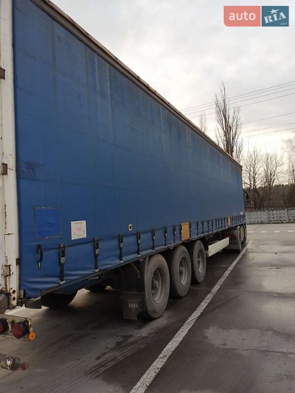 Тентованный борт (штора) - полуприцеп Krone SD 2006 в Каменец-Подольском