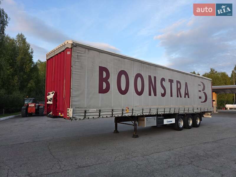 Тентованный борт (штора) - полуприцеп Krone SD 2014 в Ковеле