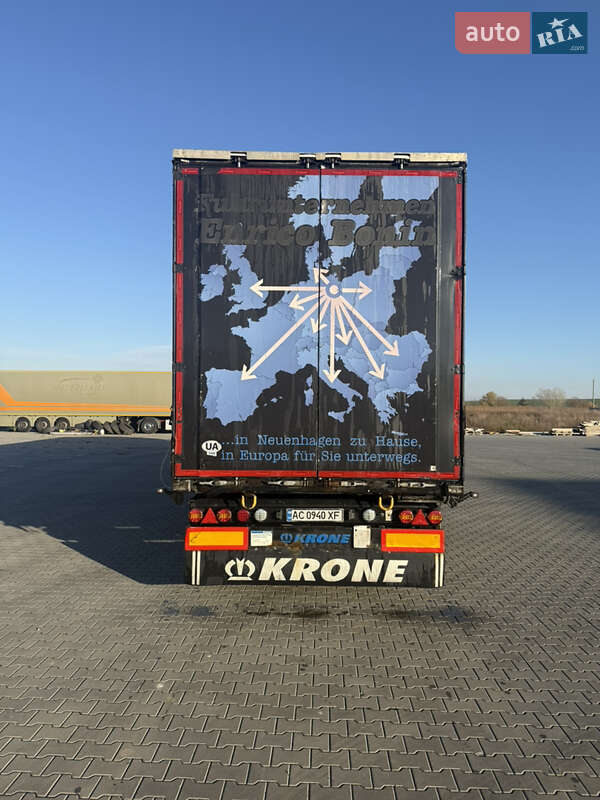 Тентованный борт (штора) - полуприцеп Krone SD 2012 в Луцке фото 2 Тентованный борт (штора) - полуприцеп Krone SD 2012 в Луцке