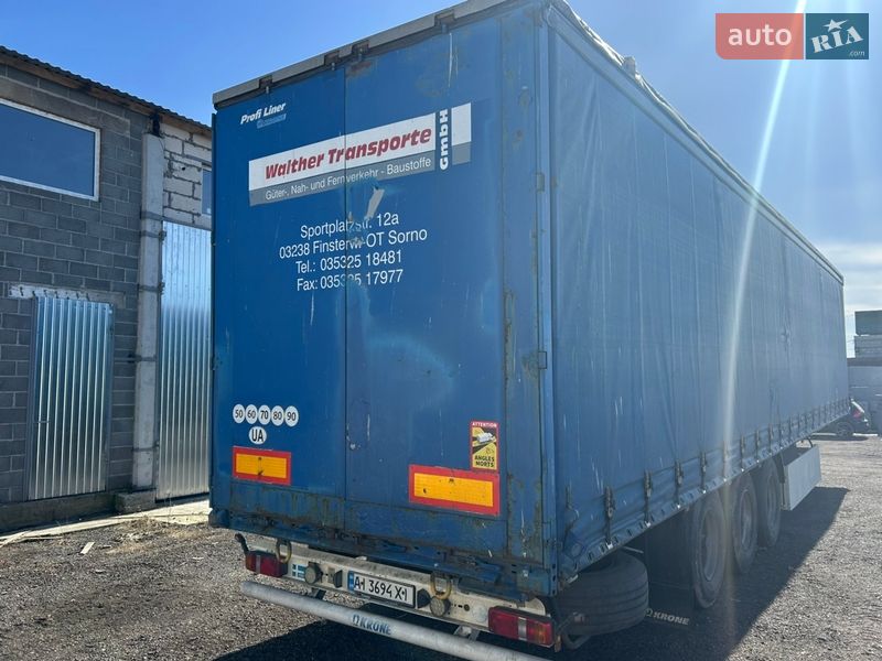 Тентованный борт (штора) - полуприцеп Krone SD 2006 в Киеве