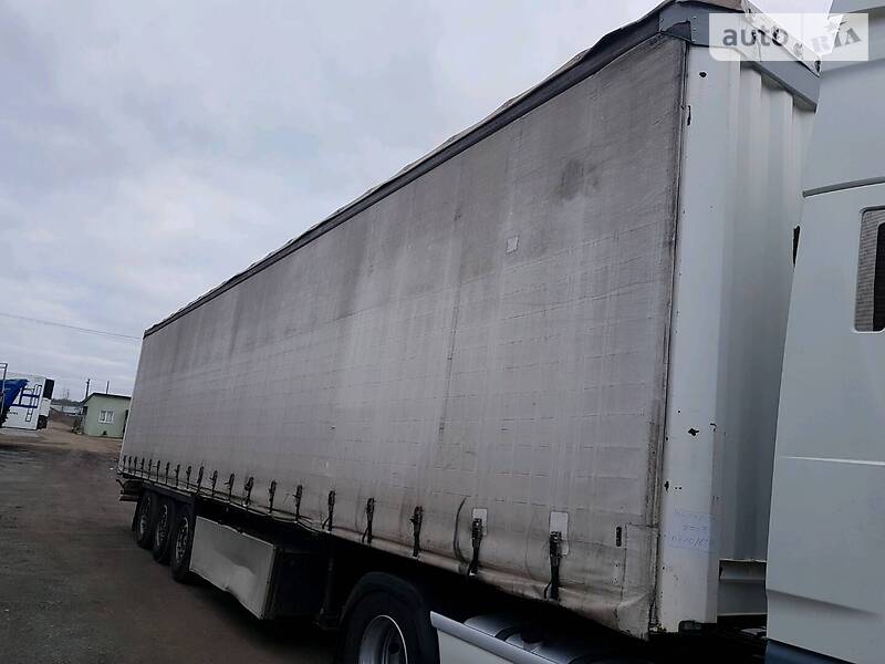 Тентований борт (штора) - напівпричіп Krone SDP 24 2007 в 