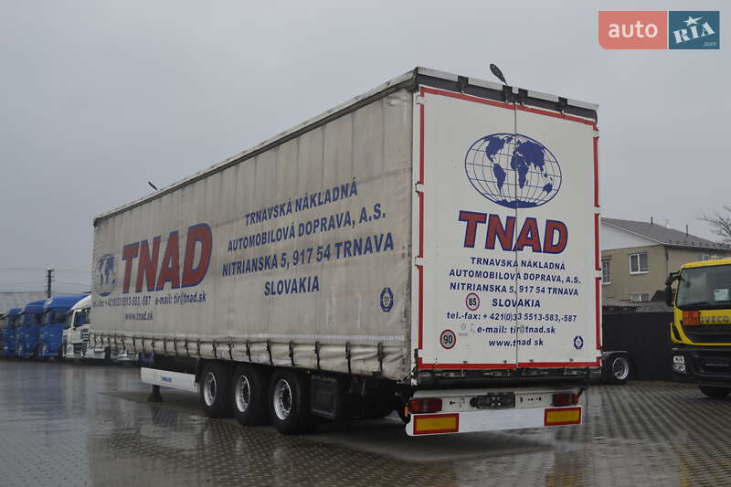 Тентований борт (штора) - напівпричіп Krone SDP 27 2011 в Хусті