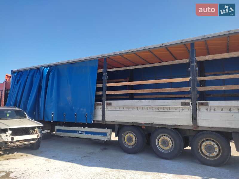 Тентованный борт (штора) - полуприцеп Krone SDP 27 2000 в Киеве