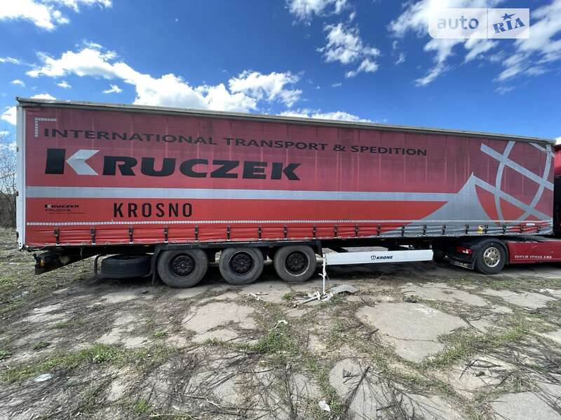 Тентованный борт (штора) - полуприцеп Krone SDP 27 2012 в Одессе