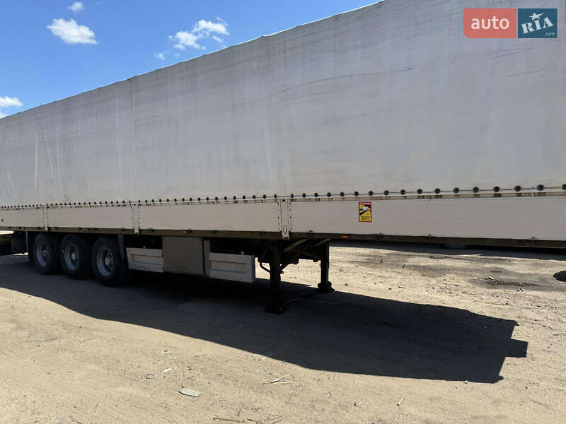 Тентованный борт (штора) - полуприцеп Krone SDP 27 2001 в Мене