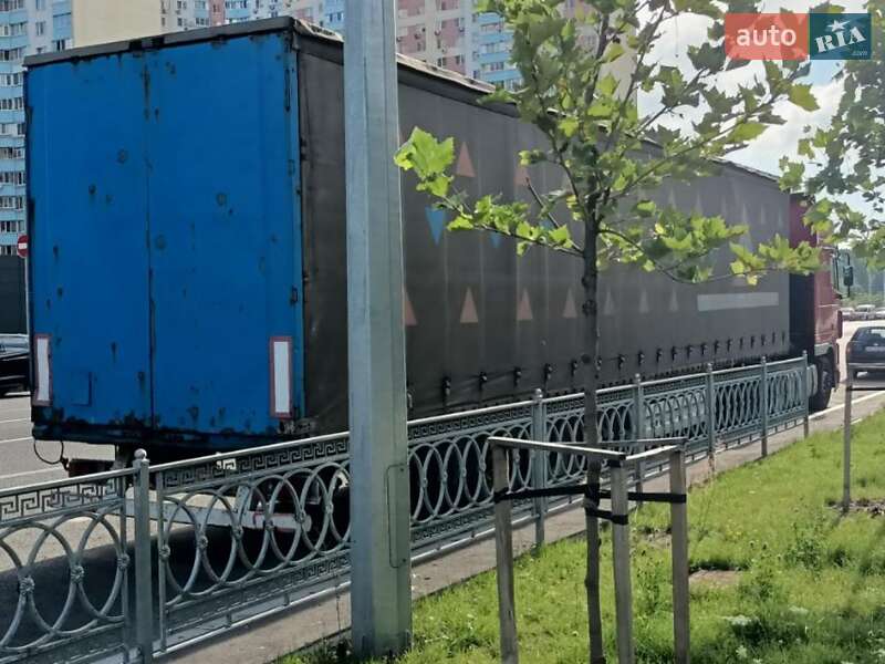 Тентованный борт (штора) - полуприцеп Krone SDP 27 2000 в Киеве