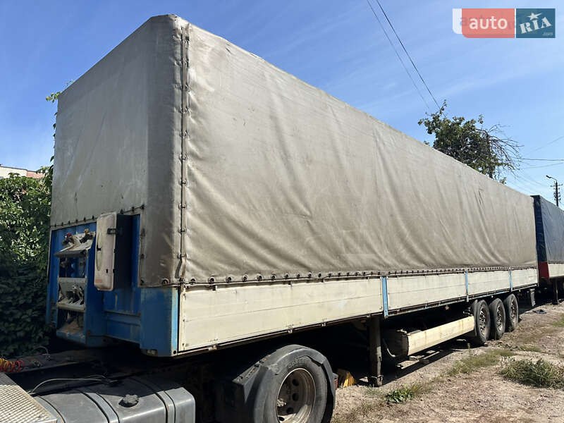 Тентований борт (штора) - напівпричіп Krone SDP 27 2004 в 