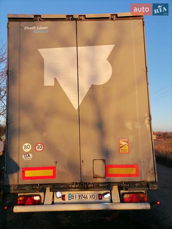 Тентованный борт (штора) - полуприцеп Krone SDP 27 2007 в Полтаве