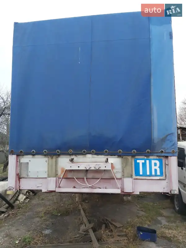 Тентованный борт (штора) - полуприцеп Krone SDP 27 1991 в 