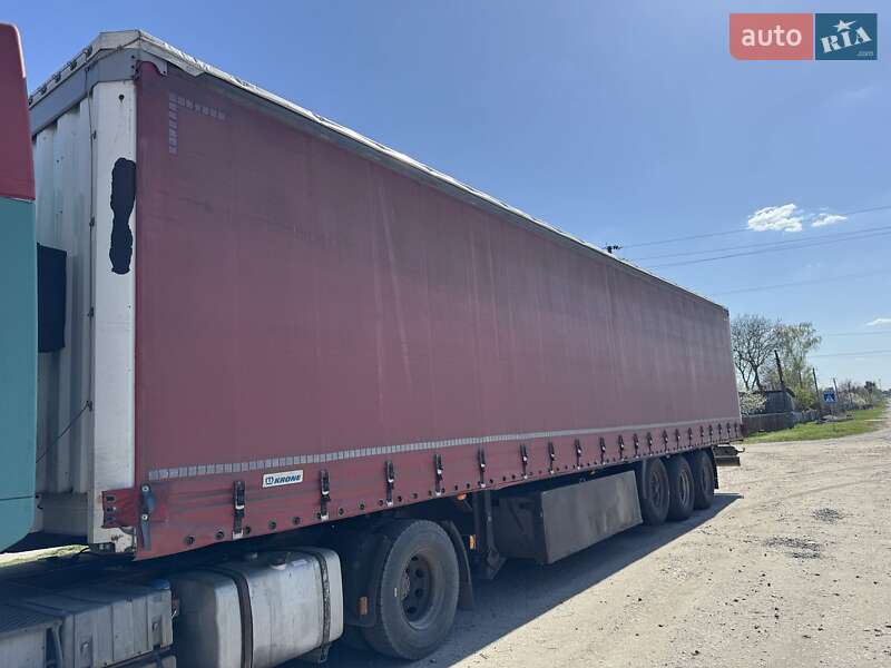 Тентованный борт (штора) - полуприцеп Krone SDP 27 2007 в Барановке