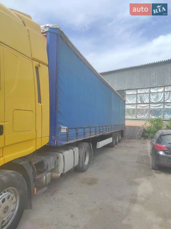Тентованный борт (штора) - полуприцеп Krone SDP 27 2007 в Каменец-Подольском