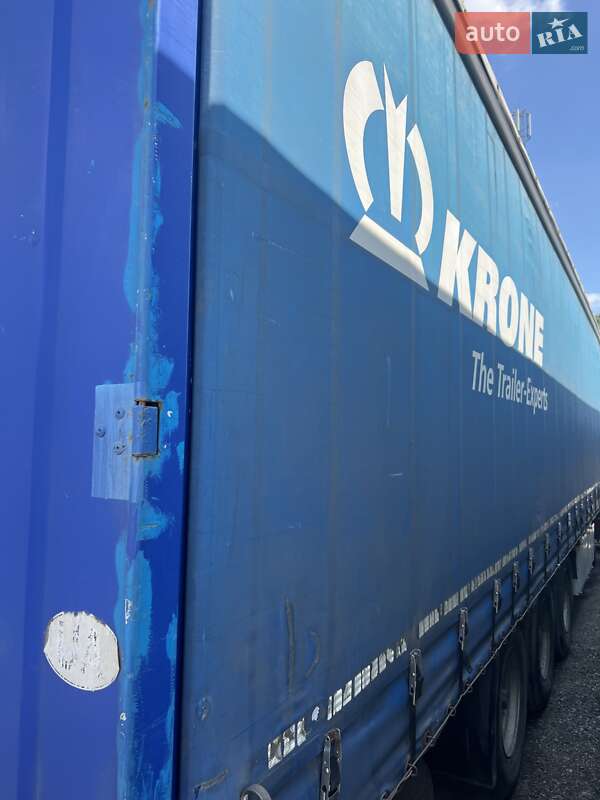 Тентованный борт (штора) - полуприцеп Krone SDP 27 2005 в Борисполе