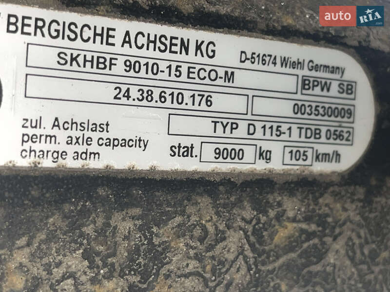 Тентованный борт (штора) - полуприцеп Krone SDP 27 2000 в Киеве