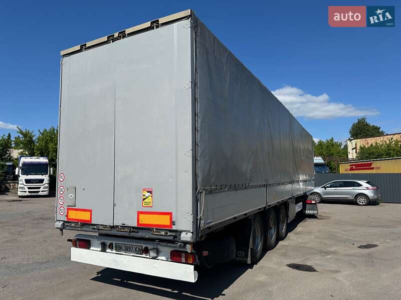 Тентованный борт (штора) - полуприцеп Krone SDP 27 2007 в Ровно