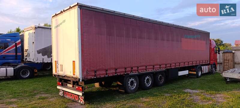 Тентованный борт (штора) - полуприцеп Krone SDP 27 2005 в 