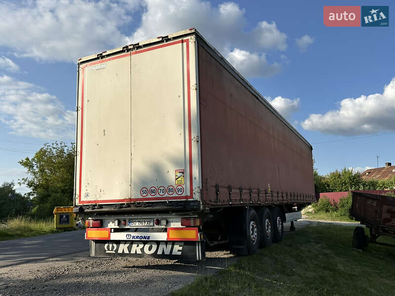 Тентованный борт (штора) - полуприцеп Krone SDP 27 2005 в Тернополе