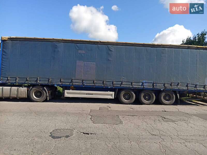 Тентованный борт (штора) - полуприцеп Krone SDP 27 1999 в 