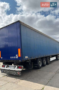 Тентованный борт (штора) - полуприцеп Krone SDP 27 2002 в 