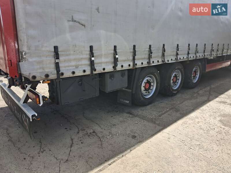 Тентованный борт (штора) - полуприцеп Krone SDP 27 2007 в Кривом Роге