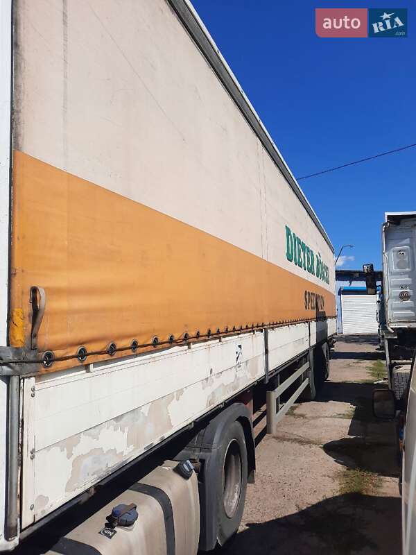 Тентованный борт (штора) - полуприцеп Krone SDP 27 2004 в 