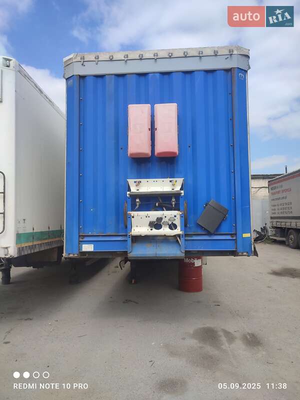 Тентованный борт (штора) - полуприцеп Krone SDP 27 2004 в 