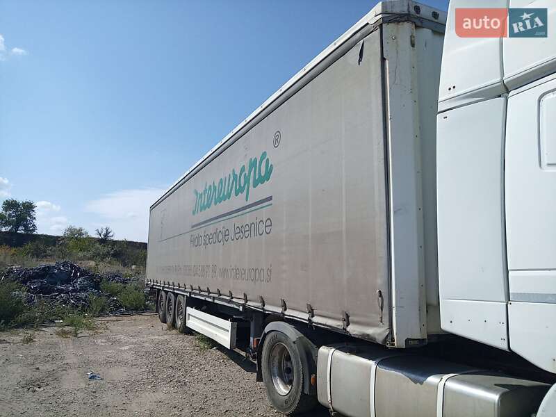 Тентованный борт (штора) - полуприцеп Krone SDP 27 2001 в Запорожье