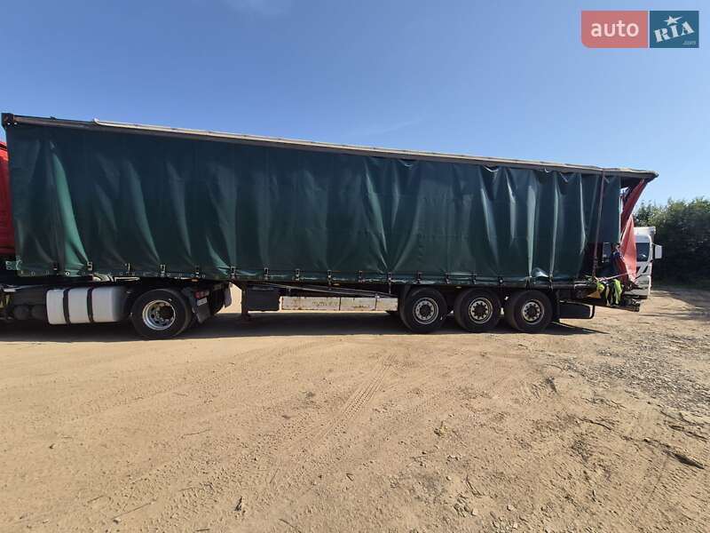 Тентований борт (штора) - напівпричіп Krone SDP 27 2008 в 