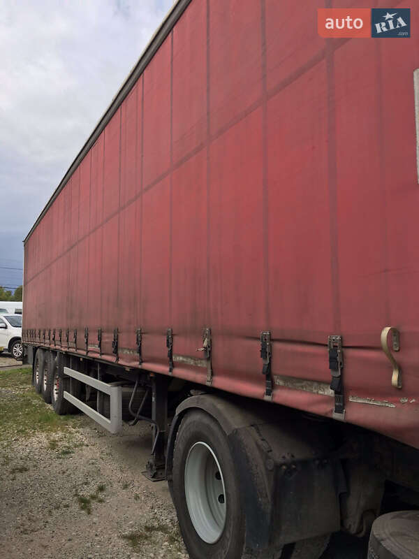 Тентованный борт (штора) - полуприцеп Krone SDP 27 2007 в Тернополе