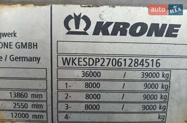 Платформа полуприцеп Krone SDP 27 2006 в 