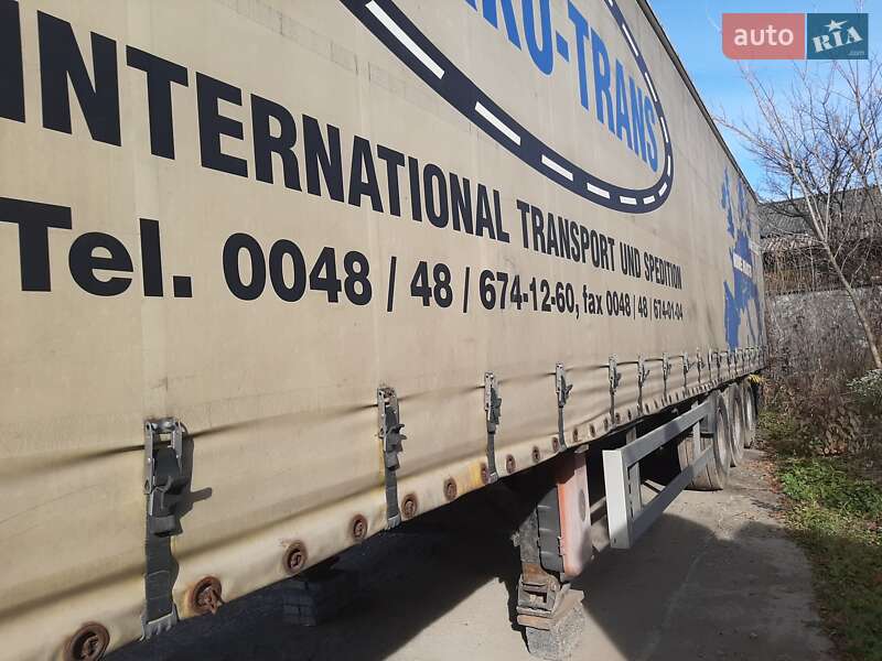 Тентований борт (штора) - напівпричіп Krone SDP 27 2008 в Івано-Франківську