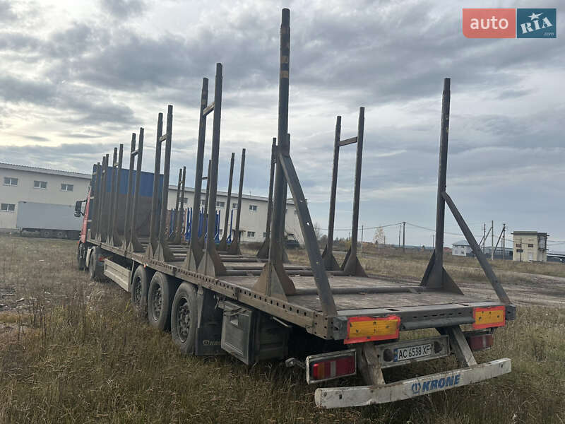 Лісовоз / Сортиментовоз - напівпричіп Krone SDP 27 2002 в Сарнах