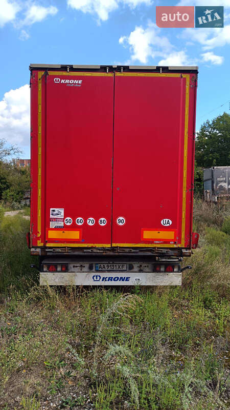 Тентованный борт (штора) - полуприцеп Krone SDP 27 2012 в Киеве