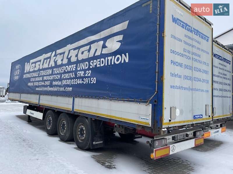 Тентованный борт (штора) - полуприцеп Krone SDP 27 2013 в Дрогобыче