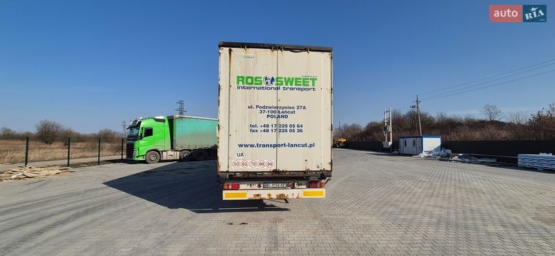 Тентований борт (штора) - напівпричіп Krone SDP 27 2008 в Львові