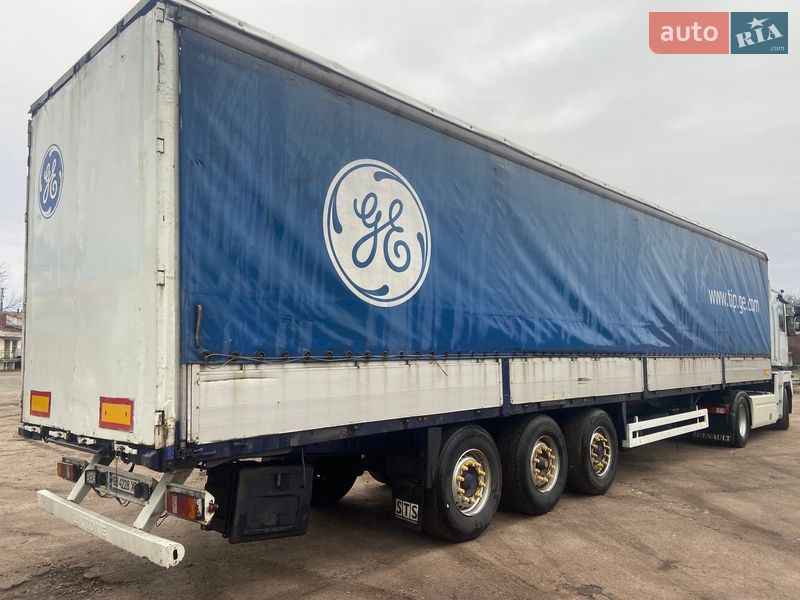 Тентованный борт (штора) - полуприцеп Krone SDP 27 2000 в Чернигове