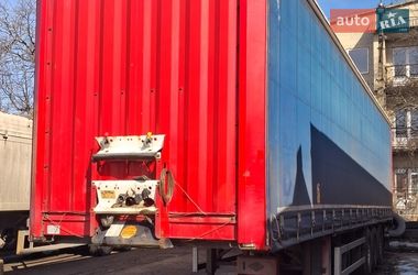 Тентованный борт (штора) - полуприцеп Krone SDP 27 2008 в Умани