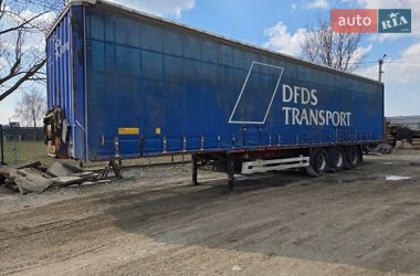 Тентованный борт (штора) - полуприцеп Krone SDP 27 2002 в Львове
